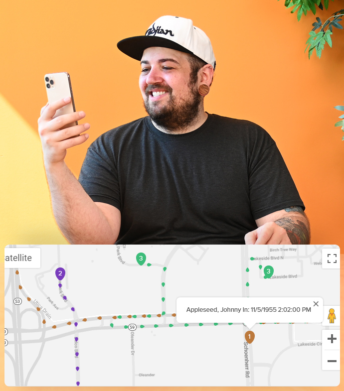GPS reports allow managers to review and improve an employee’s journey