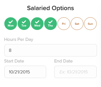 Time Cards for Exempt Employees With the Salaried Employee Support Feature