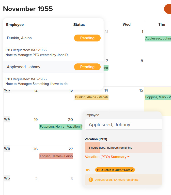 Drag and drop scheduleing.