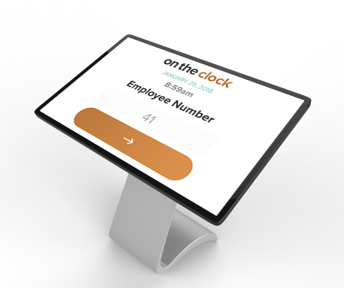 Time clock kiosk 