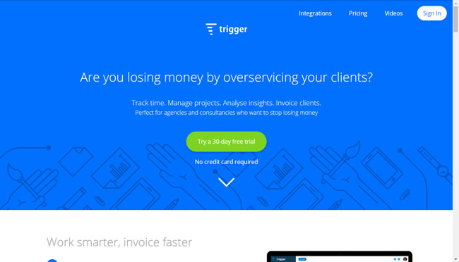 trigger time tracking