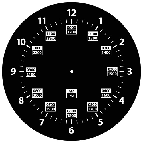 military time clock