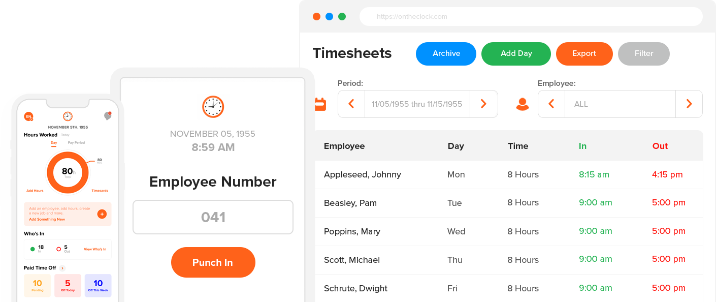 Easy Time Tracking on Any Device