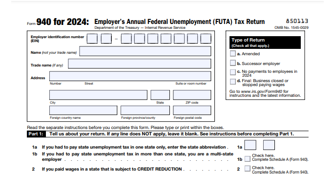 Form 940