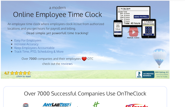 On The Clock Time Tracking