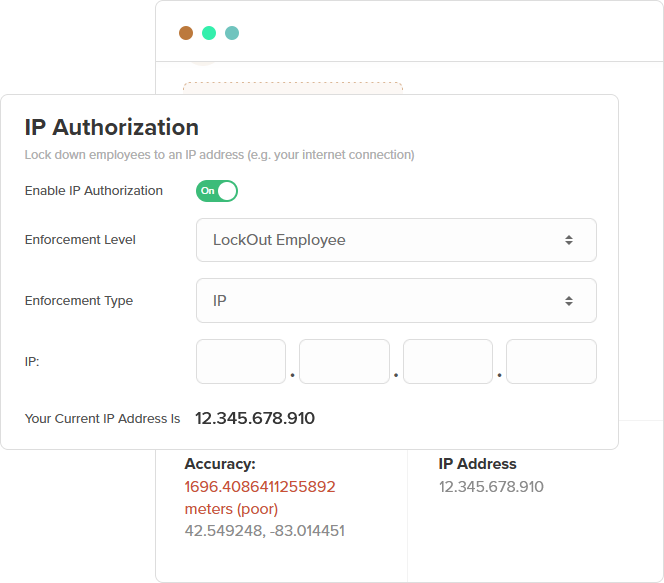 Workplace wifi recognition with OnTheClock